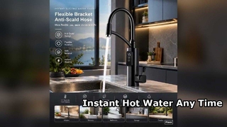 Grifos de agua caliente eléctricos de calentamiento instantáneo y grifos calentadores de agua eléctricos sin tanque adecuados para cocina