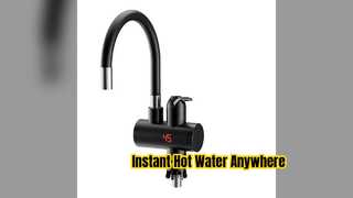 Grifo de agua caliente eléctrico instantáneo para cocina y baño