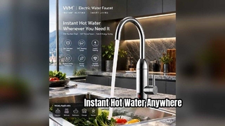 220V 3300W grifo de calefacción del fregadero de la cuenca con pantalla de temperatura Instantánea Instantánea Calentador de agua grifo de la cocina