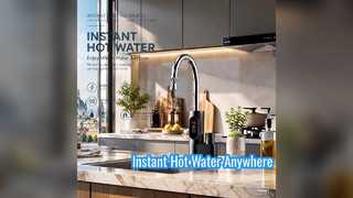 Válvulas de agua eléctricas, grifos eléctricos de calentamiento instantáneo y válvulas de agua caliente instantánea.