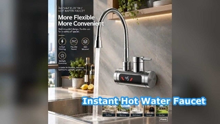 Grifos eléctricos de agua caliente para fregaderos de cocina Grifos para calentadores de agua eléctricos sin tanque