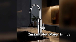 Grifo de cocina de agua caliente instantánea Grifo de acero inoxidable