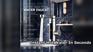 Grifo de agua caliente instantánea Pantalla digital LED 3300W