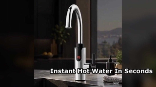 Grifo de agua caliente instantáneo Grifo de cocina de calentamiento rápido