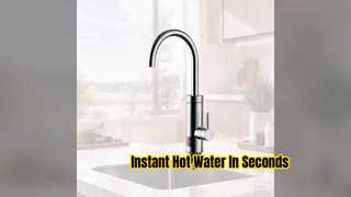 Grifo de baño, pantalla LED, potencia de 3300 W, se calienta en 3 a 5 segundos, grifo eléctrico de alta gamaFP-1