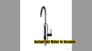 Grifo de agua caliente eléctrico instantáneo, 3300 W, calienta el agua en 3 a 5 segundos, apto para uso en cocina