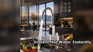 Grifo de agua caliente instantáneo para su cocina, grifos de cocina y baño, grifos eléctricos de calor instantáneo