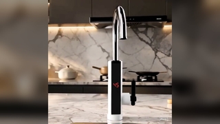 Grifo de agua caliente instantánea Pantalla LED de temperatura Kitchen Tech