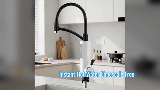 Solución de cocina sin cal para grifo de agua caliente instantánea