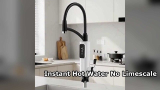 Solución de cocina sin cal para grifo de agua caliente instantánea