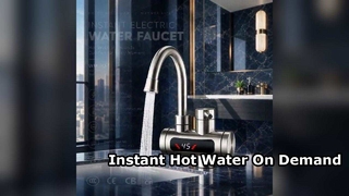 Grifo de agua caliente instantáneo Grifo de baño de acero inoxidable
