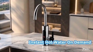Grifo de agua caliente instantánea Diseño de acero inoxidable