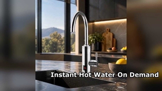 Grifo de cocina de agua caliente instantánea con pantalla digital