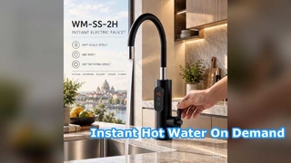 Grifo de agua caliente instantáneo para cocina y baño grifo calentador de agua eléctrico sin tanque material ABS,