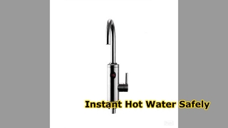 Actualización de cocina inteligente y segura con grifo eléctrico de calor instantáneo