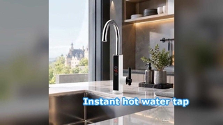 Material ABS, grifo calentador de agua eléctrico Grifo de calentamiento instantáneo/grifo de agua caliente instantáneo