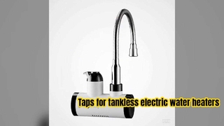 Grifo de baño eléctrico de agua caliente instantáneaMateriales, Grifos calentadores de agua eléctricos Grifos de calentamiento instantáneo